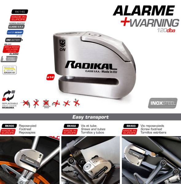 Antivols pour scooters, motos et vélos à Ollioules près de Toulon dans le Var