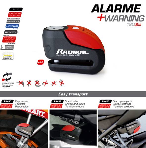 Antivols pour scooters, motos et vélos à Ollioules près de Toulon dans le Var