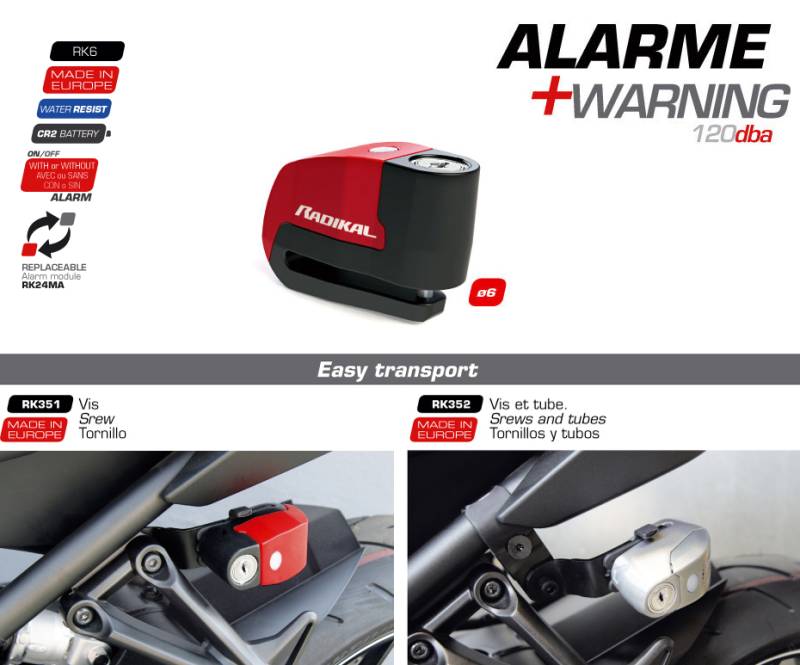 Antivols pour scooters, motos et vélos à Ollioules près de Toulon dans le Var